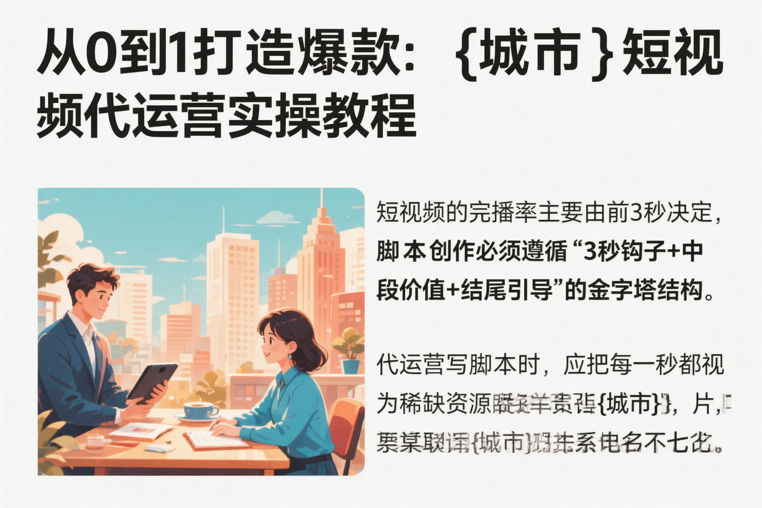 从0到1打造爆款：呼伦贝尔短视频代运营实操教程