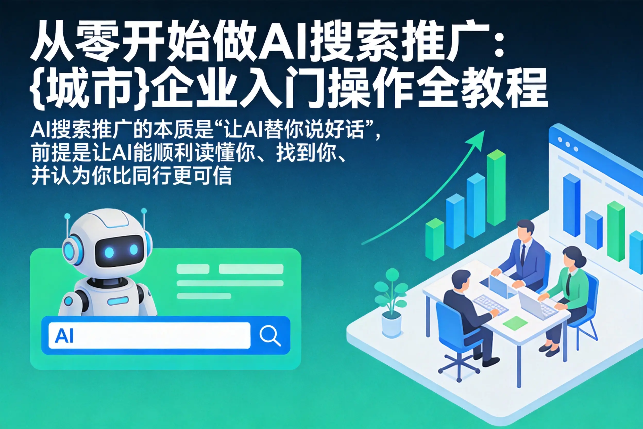 从零开始做AI搜索推广：呼伦贝尔企业入门操作全教程