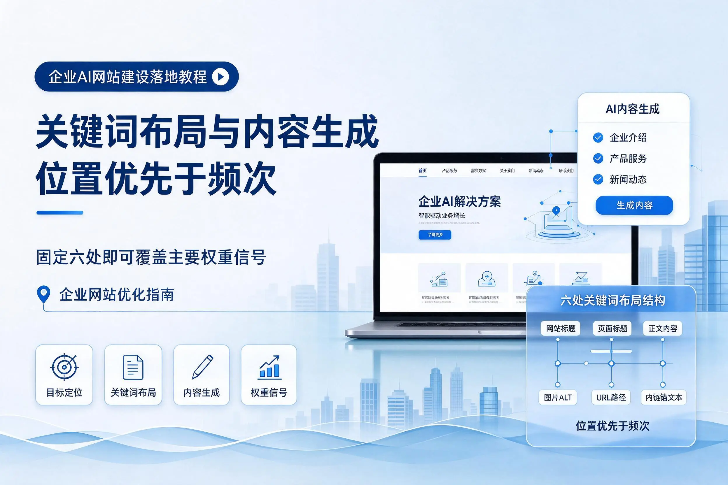 呼伦贝尔企业AI网站建设落地教程：关键词布局与内容生成